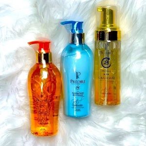 PREDIRE PARIS VITAMIN C&E Facial Toner+Purifying Milk Cleanser+Foam Cleanser E&A